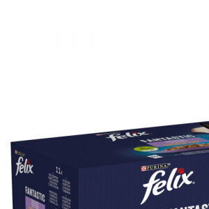 Felix Fantastic Multipack hovädzie/ kuracie/ losos/ tuniak v želé 44x85g 6