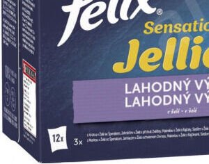 FELIX kapsičky Sensations Jellies jahňa/makrela/treska/morka 12 x 85 g 8