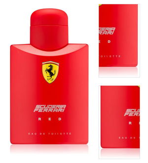 Ferrari Scuderia Ferrari Red toaletná voda pre mužov 125 ml 3