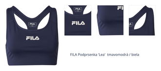 FILA Podprsenka 'Lea'  tmavomodrá / biela 1