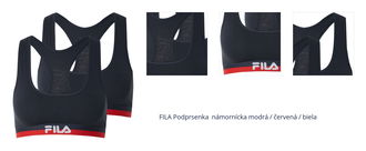 FILA Podprsenka  námornícka modrá / červená / biela 1