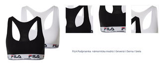 FILA Podprsenka  námornícka modrá / červená / čierna / biela 1