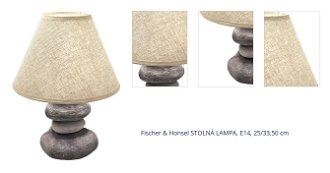 Fischer & Honsel STOLNÁ LAMPA, E14, 25/33,50 cm 1