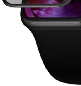 FIXED 3D Ochranné tvrdené sklo s aplikátorom pre Apple Watch Series 7 41 mm, čierna 8