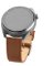 FIXED Kožený remienok s Quick Release so šírkou 22 mm pre inteligentné hodinky, hnedá