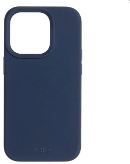 Silikónový zadný kryt FIXED MagFlow pre Apple iPhone 13 mini s Magsafe, modrá