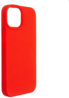 FIXED MagFlow Silikónový kryt s podporou Magsafe pre Apple iPhone 14, červené