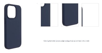 FIXED MagFlow Silikónový kryt s podporou Magsafe pre Apple iPhone 14 Pro, modré 1