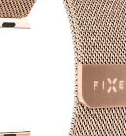FIXED Mesh Nerezový remienok pre Apple Watch 38/40/41 mm, pink gold 5