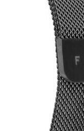 FIXED Mesh Nerezový remienok pre Smart Watch 20 mm, čierna 5