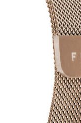 FIXED Mesh Nerezový remienok pre Smart Watch 20 mm, zlato-ružový 5