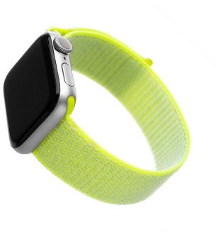 FIXED Nylon Remienok pre Apple Watch 38/40/41 mm, zelená