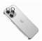 FIXED Ochranné sklá šošoviek fotoaparátov pre Apple iPhone 15 Pro/15 Pro Max, šedé