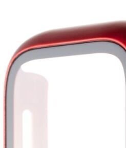 FIXED Pure Plus ochranné puzdro s temperovaným sklom pre Apple Watch 40 mm, červená 6