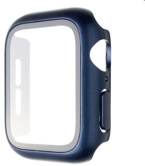 FIXED Pure Plus ochranné puzdro s temperovaným sklom pre Apple Watch 40 mm, modrá 2