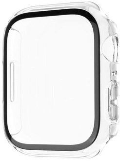 FIXED Pure ochranné púzdro s temperovaným sklom pre Apple Watch 44 mm, číra