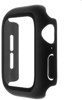 FIXED Pure+ ochranné puzdro s temperovaným sklom pre Apple Watch 44mm, čierne
