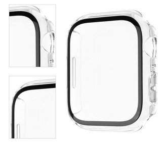 FIXED Pure ochranné púzdro s temperovaným sklom pre Apple Watch 45 mm/Series 8 45 mm, číra 4