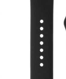 FIXED Silicone strap for Apple Watch 42/44/45 mm, black - OPENBOX (Rozbalený tovar s plnou zárukou) 5