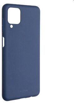 Zadný pogumovaný kryt FIXED Story pre Samsung Galaxy A12, modrá