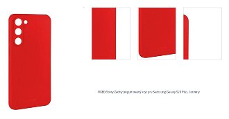 Zadný pogumovaný kryt FIXED Story pre Samsung Galaxy S23 Plus, červená 1