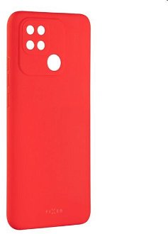 Zadný pogumovaný kryt FIXED Story pre Xiaomi Redmi 10C, červená
