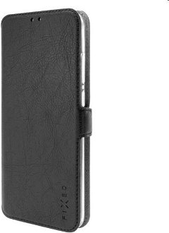 Knižkové puzdro FIXED Topic pre Xiaomi Redmi 12C, čierna