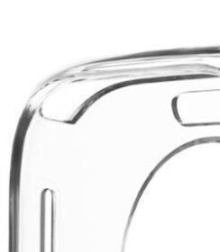 FIXED TPU gélové puzdro pre Apple Watch Series 9 41 mm, transparentná 6