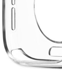 FIXED TPU gélové puzdro pre Apple Watch Series 9 41 mm, transparentná 8