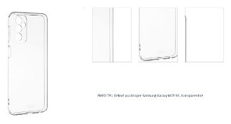 FIXED TPU Gélové puzdro pre Samsung Galaxy M23 5G, transparentné 1