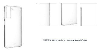FIXED TPU Gélové púzdro pre Samsung Galaxy S21, číre 1