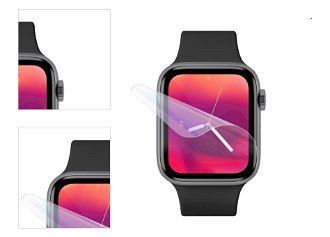 FIXED TPU Ochranná fólia pre Apple Watch 40 mm, Watch 38 mm, 2 kusy 4