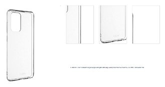 FIXED TPU Skin Ultratenké gélové puzdro pre amsung Galaxy A52/A52 5G/A52s 5G, 0,6 mm, transparentné 1