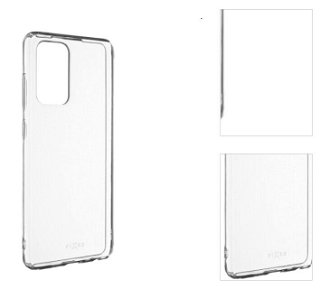 FIXED TPU Skin Ultratenké gélové puzdro pre amsung Galaxy A52/A52 5G/A52s 5G, 0,6 mm, transparentné 3
