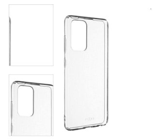 FIXED TPU Skin Ultratenké gélové puzdro pre amsung Galaxy A52/A52 5G/A52s 5G, 0,6 mm, transparentné 4
