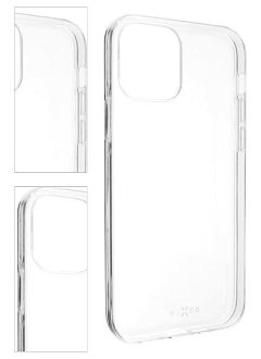 FIXED TPU Skin Ultratenké gélové puzdro pre Apple iPhone 12 mini, 0,6 mm, transparentné 4