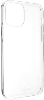 FIXED TPU Skin Ultratenké gélové puzdro pre Apple iPhone 12 mini, 0,6 mm, transparentné 2