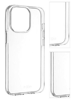 FIXED TPU Slim Gélové puzdro AntiUV pre Apple iPhone 13 Mini, číre 3