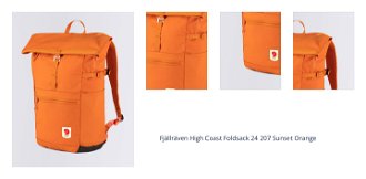 Fjällräven High Coast Foldsack 24 207 Sunset Orange 1