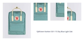 Fjällräven Kanken 501-115 Sky Blue-Light Oak 1