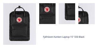 Fjällräven Kanken Laptop 15" 550 Black 1