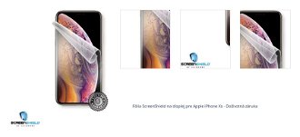 Fólia ScreenShield na displej pre Apple iPhone Xs - Doživotná záruka 1