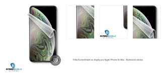 Fólia ScreenShield na displej pre Apple iPhone Xs Max - Doživotná záruka 1