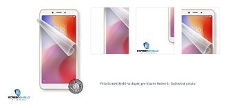 Fólia ScreenShield na displej pre Xiaomi Redmi 6 - Doživotná záruka 1