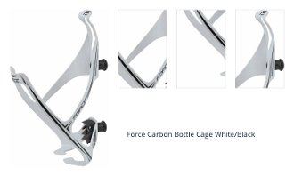 Force Carbon Bottle Cage White/Black Cyklistický držiak na fľašu 1