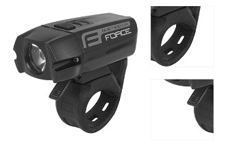 Force Bug-400 USB 400 lm Black Cyklistické svetlo 3