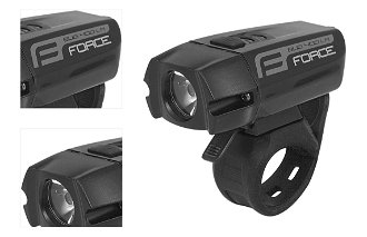 Force Bug-400 USB 400 lm Black Cyklistické svetlo 4