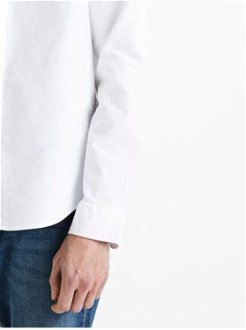 Biela pánska bavlnená košeľa regular Celio Daxford 9