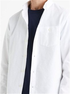 Biela pánska bavlnená košeľa regular Celio Daxford 5