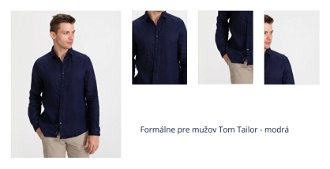 Formálne pre mužov Tom Tailor - modrá 1